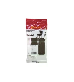 Accessori|Feltrini adesivi rettangolari 25 x 50 mm. - marrone - 4 pz.