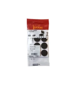 Discount Feltrini adesivi tondi ø 24 mm. - marrone - 8 pz. Accessori