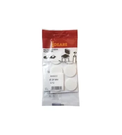 Accessori- Feltrini adesivi tondi ø 28 mm. - bianco - 6 pz.