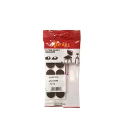 Accessori|Feltrini adesivi tondi ø 20 mm. - marrone - 10 pz.