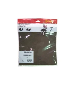 Hot Feltrino adesivo rettangolare 250 x 250 mm. - marrone - 1 pz. Accessori