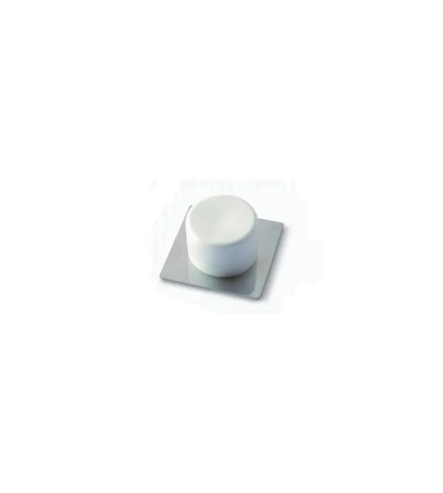Accessori- Fermaporte adesivo in gomma - 45 x 45 mm. - bianco