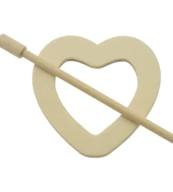 Online Fermatende cuore cm9 in legno sbiancato. Tessile D'Arredo