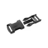 Hot Fibbia a scatto in nylon nero per cinghie da 25 mm. Sistemi Di Fissaggio