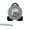 Decespugliatori-Ribimex Filo attorcigliato quadrato per decespugliatori 2,4 mm x 15 m