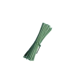 Hot Filo per giardinaggio verde pretagliato 15 cm. 100 pz. Ferramenta Per Esterno