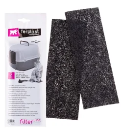 Ferplast Lettiere E Sabbia|Filtri carbone attivo lettiera gatto "l135" 20x7x0,2 cm