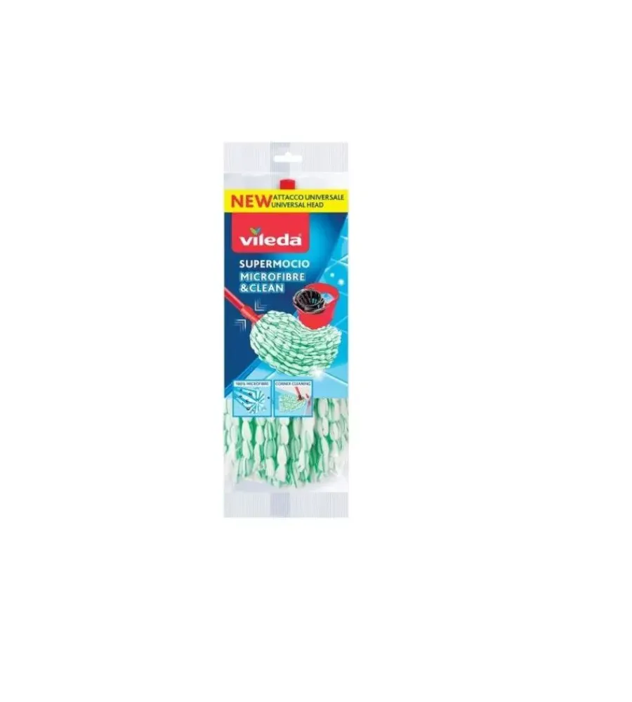 Attrezzi Per La Pulizia-Vileda Fiocco supermocio microfibre&clean