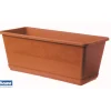 Bama Coltivazione E Cura|Fioriera balconella cm 60 c/sottovaso terracotta