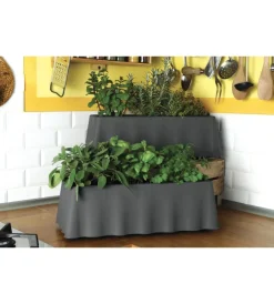 Fioriera brezza normal cm 50 antracite Coltivazione E Cura