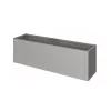 Coltivazione E Cura-Biohort Fioriera da esterno "belvedere midi 200" in acciaio zincato grigio quarzo metallizzato 201x53x61 cm
