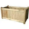Outlet Fioriera da giardino "cipro" in legno di pino assemblata 40x80x40 h cm Coltivazione E Cura