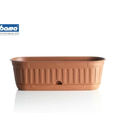 Bama Coltivazione E Cura|Fioriera etika cm 48 c/sottovaso terracotta