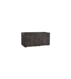 Coltivazione E Cura- Fioriera millennium marrone - rettangolare 59x25 cm - deroma