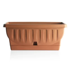 Bama Coltivazione E Cura|Fioriera natura cm. 30 terracotta