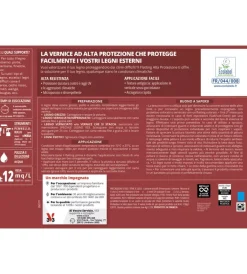 Discount Flatting ad alta protezione incolore, 750 ml Flatting E Vernici Legno