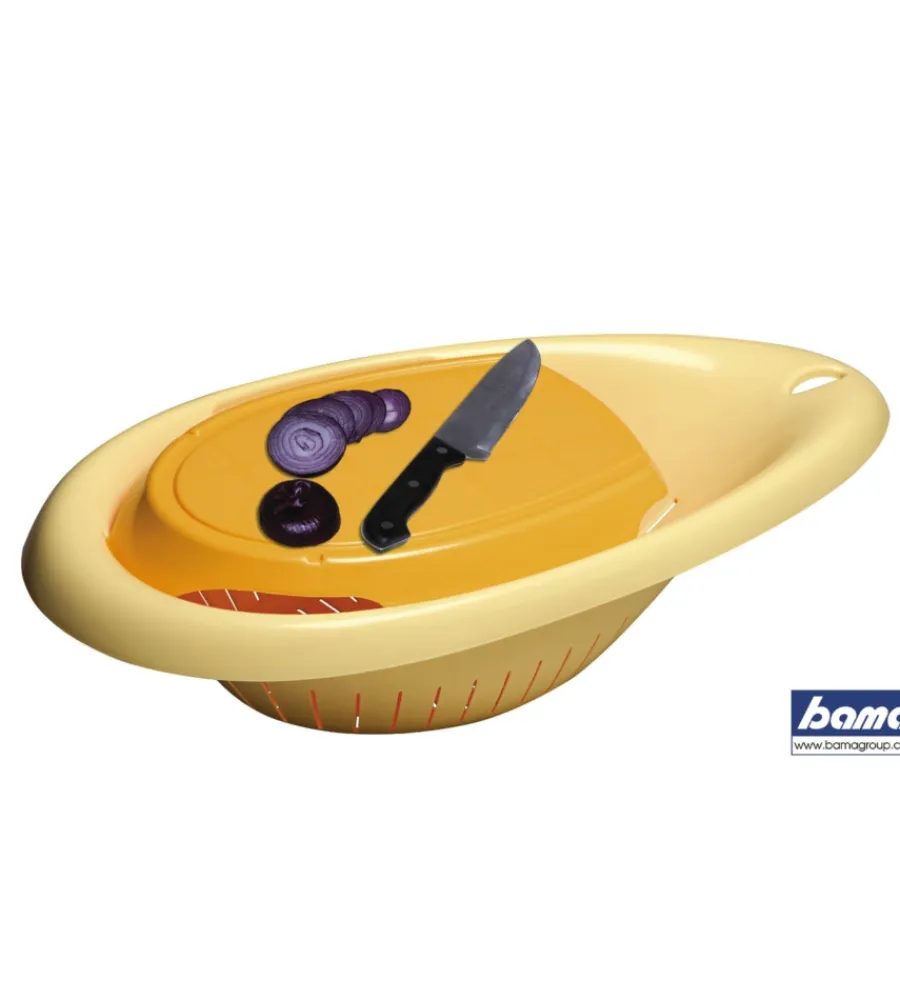 Bama Accessori Cucina|Folia scolatutto con tagliere