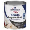 Fondi E Fissativi- Fondo legno e muro 0,5 lt. bianco