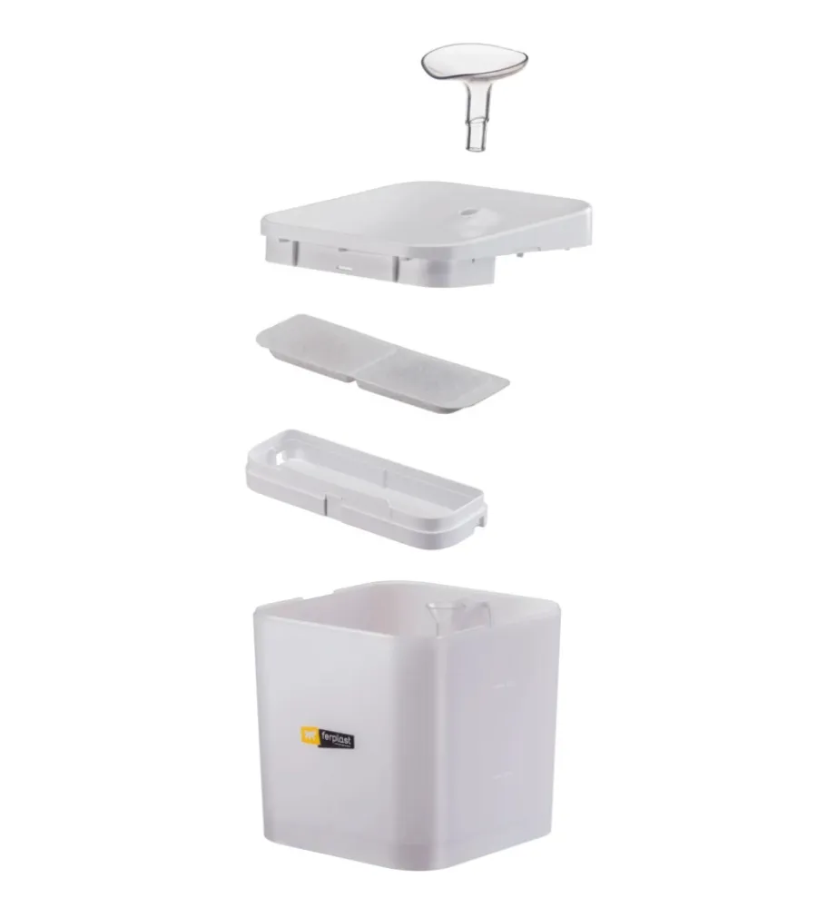Best Fontana d'acqua per cani e gatti "ares" con indicatore led Ciotole