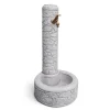 Sale Fontana vedovella anticata  "arnosto"  colore grigio - 40x40x81 cm Fontane, Decorazioni E Pavimentazioni