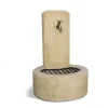 Discount Fontana vedovella "modena" anticata color nocciola -  47x37x69cm Fontane, Decorazioni E Pavimentazioni