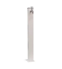 Sale Fontana vedovella moderna "york" in alluminio bianco -  11x8x82 cm Fontane, Decorazioni E Pavimentazioni