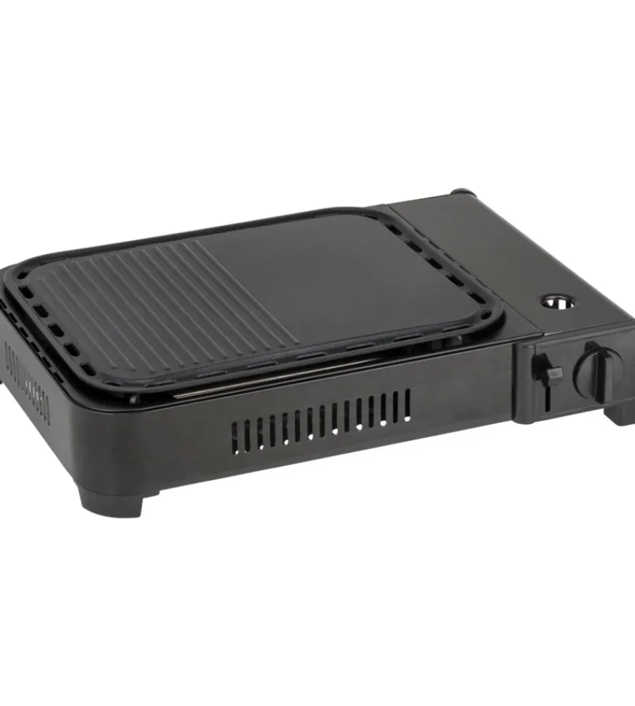Best Fornello da campeggio a gas "devil megagrill" in metallo con grill unico 46x34,5x10 cm Campeggio
