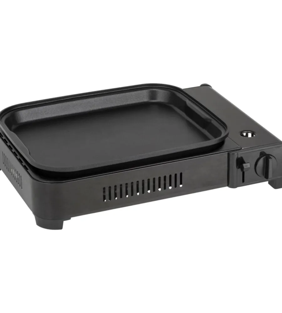 Best Fornello da campeggio a gas "devil megagrill" in metallo con grill unico 46x34,5x10 cm Campeggio