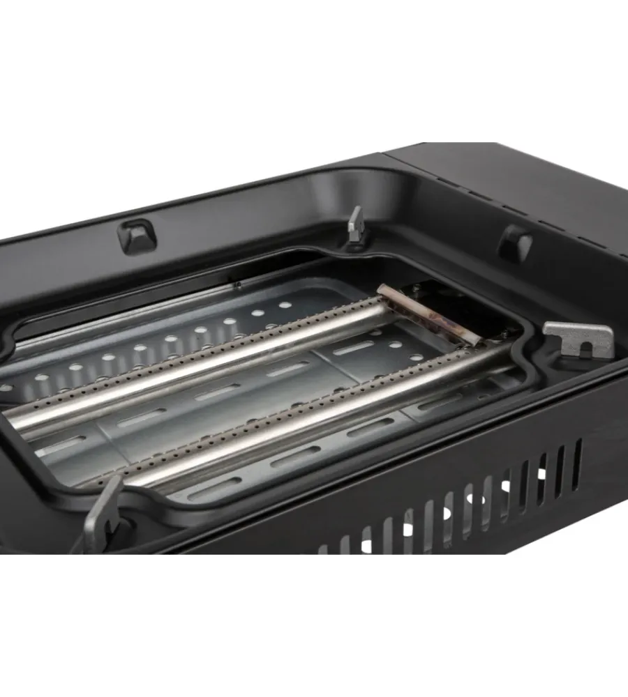 Best Fornello da campeggio a gas "devil megagrill" in metallo con grill unico 46x34,5x10 cm Campeggio