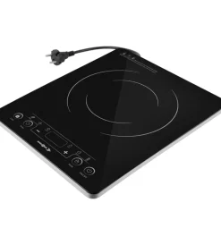 Brunner Campeggio|Fornello da campeggio elettrico "hot point induction" in vetroceramica 1 fuoco 28x35x4,6 cm