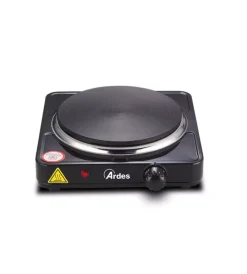Campeggio- Fornello elettrico ardes "ar1f19b" con piastra in ghisa diametro 18,5 cm