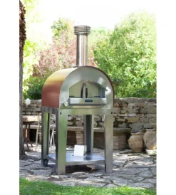 Fontana Forni Forni Pizza|Forno pizza a gas con carrello fontana "margherita" colore rosso 2 pizze