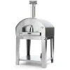 Online Forno pizza a gas con carrello fontana "mangiafuoco" colore antracite 4 pizze Forni Pizza