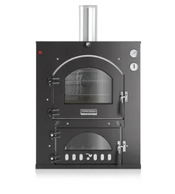 Forni Pizza-Fontana Forni Forno pizza a legna ad incasso fontana "inc qv 57x45" colore antracite 1 pizza