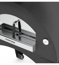 Fontana Forni Forni Pizza|Forno pizza a legna con carrello fontana 