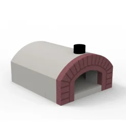 Linea VZ Forni Pizza|Forno pizza a legna "sorrento" in refrattario 5 pizze