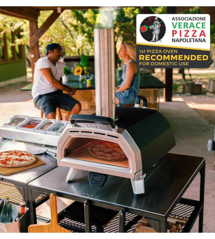 Ooni Forni Pizza|Forno pizza portatile a legna o carbonella karu 16