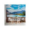 Decorazione Pareti|Fotomurale adesivo "isole borromee" in pvc, 416x280 cm
