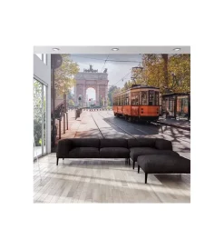 Decorazione Pareti- Fotomurale adesivo "milano" in pvc, 312x280 cm