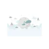 Decorazione Pareti|Fotomurale adesivo "whales in the sky" in pvc, 312x280 cm