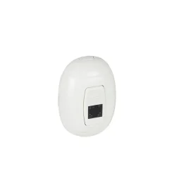 Outlet Fp oval presa telef. rj11 bianco Serie Civili