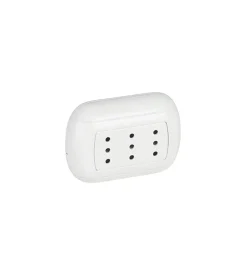 Online Fp oval presa triplex 2p+t 10a bianco Serie Civili
