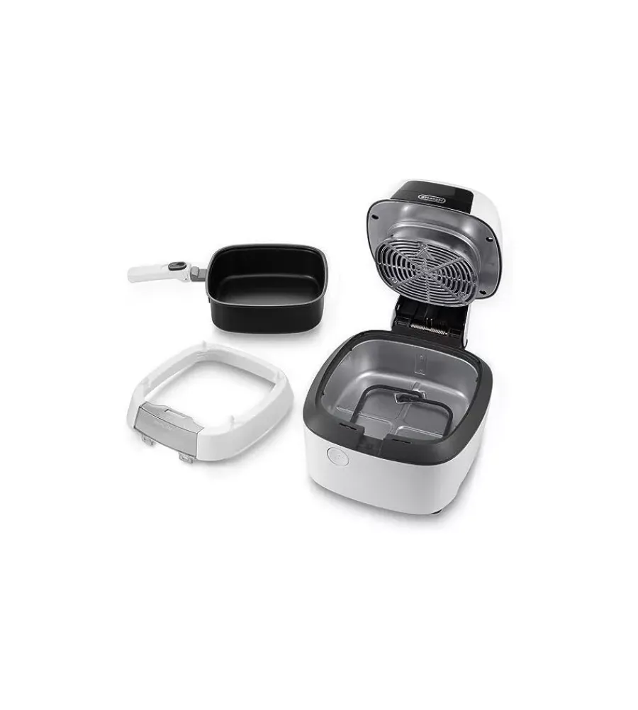 Piccoli Elettrodomestici- Friggitrice ad aria "fh2133.w" de longhi con cestello, capacita' 1,25 litri