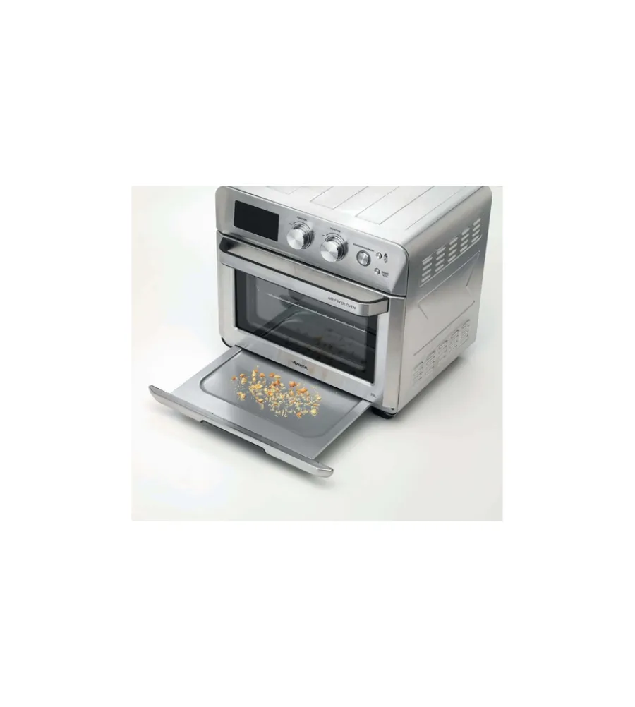 Piccoli Elettrodomestici- Friggitrice e forno ad aria calda "airy" acciaio, 25 lt - ariete