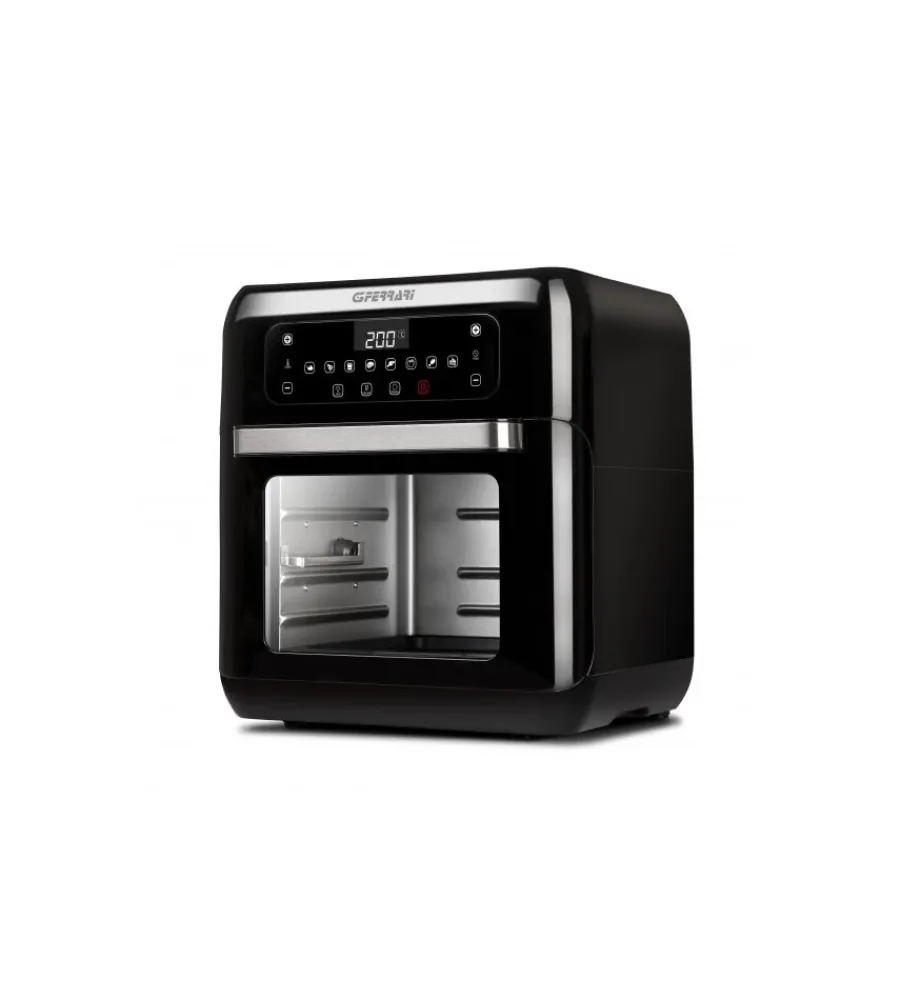 Piccoli Elettrodomestici|Friggitrice forno ad aria calda "friggisano" nera, 11 lt
