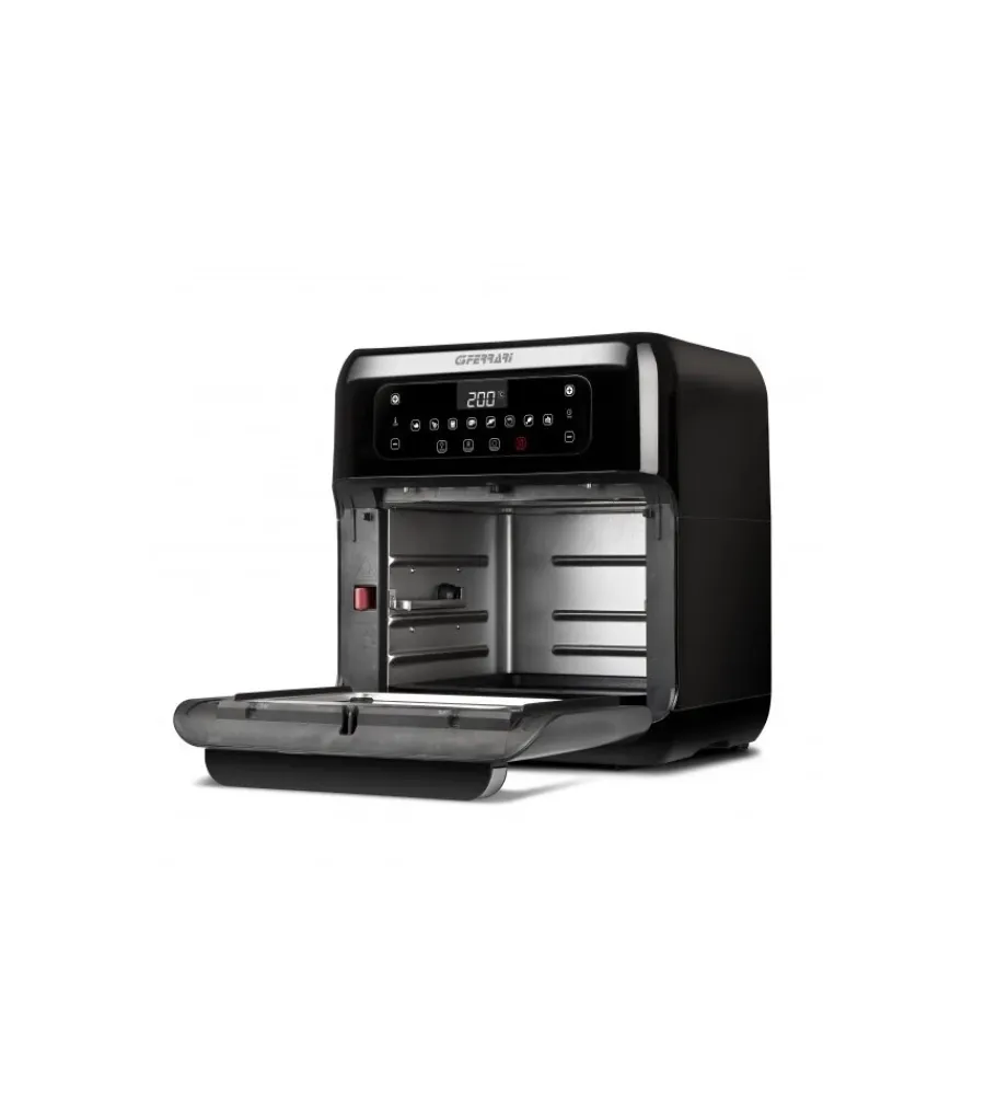 Piccoli Elettrodomestici|Friggitrice forno ad aria calda "friggisano" nera, 11 lt
