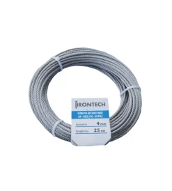 Outlet Fune in acciaio inox 49 fili ø 4 mm. 25 mt. Sistemi Di Fissaggio