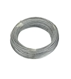 Ferramenta Per Esterno- Fune in acciaio zincato anima in fibra tessile ø 2 mm. - 30 mt.