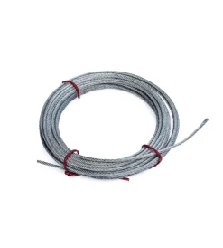 Sistemi Di Fissaggio- Fune per argani 49 fili ø 2,4 mm. in acciaio zincato 9 mt.