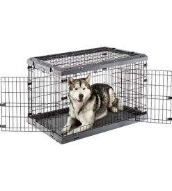 Trasportini Per Cane-Ferplast Gabbia box  per cani pieghevole "superior 105", 107x77x73,5 cm -